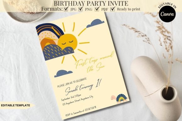 Download Printable Birthday Party Invite Template - Birthday Collection