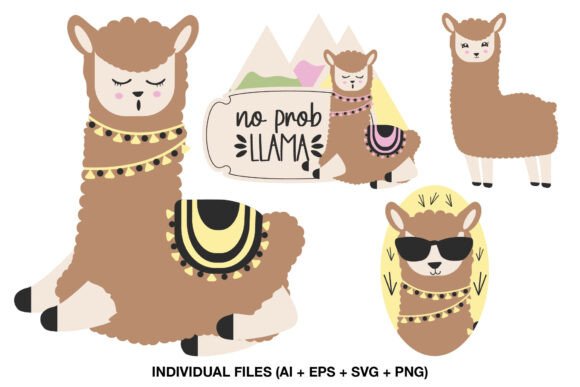 Download Cute Llama Birthday Clipart for Party - Birthday Collection